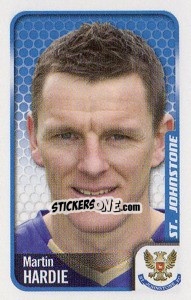 Sticker Martin Hardie - Scottish Premier League 2009-2010 n. 430 - Panini