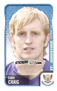 Sticker Liam Craig - Scottish Premier League 2009-2010 - Panini