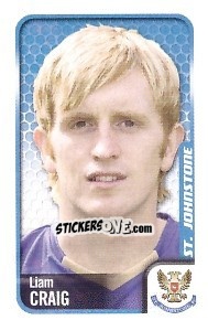 Sticker Liam Craig - Scottish Premier League 2009-2010 n. 432 - Panini