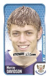 Sticker Murray Davidson - Scottish Premier League 2009-2010 n. 434 - Panini