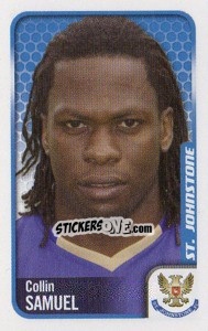 Sticker Collin Samuel - Scottish Premier League 2009-2010 n. 442 - Panini