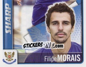 Figurina Filipe Morais - Part 2 - Scottish Premier League 2009-2010 - Panini
