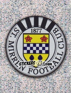 Sticker ST Mirren Club Badge - Scottish Premier League 2009-2010 - Panini