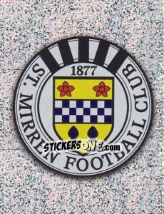 Sticker ST Mirren Club Badge - Scottish Premier League 2009-2010 n. 446 - Panini