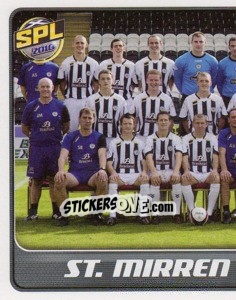 Figurina ST Mirren Squad - Part 1 - Scottish Premier League 2009-2010 - Panini