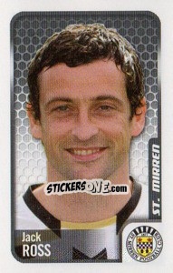 Sticker Jack Ross - Scottish Premier League 2009-2010 - Panini