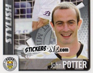 Figurina John Potter - Part 2 - Scottish Premier League 2009-2010 n. 460 - Panini