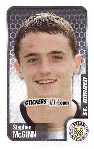 Cromo Stephen McGinn - Scottish Premier League 2009-2010 - Panini