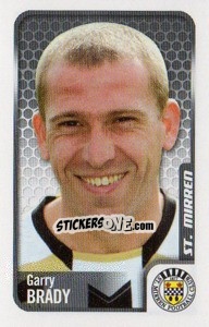 Sticker Garry Brady - Scottish Premier League 2009-2010 - Panini