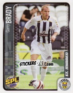 Cromo Garry Brady - Scottish Premier League 2009-2010 - Panini