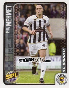 Sticker Billy Mehmet - Scottish Premier League 2009-2010 - Panini