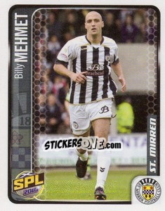 Sticker Billy Mehmet - Scottish Premier League 2009-2010 n. 476 - Panini