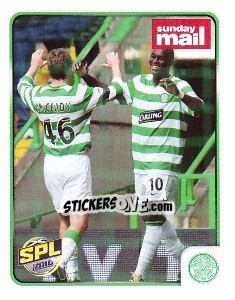 Sticker High Five! - Scottish Premier League 2009-2010 n. 494 - Panini