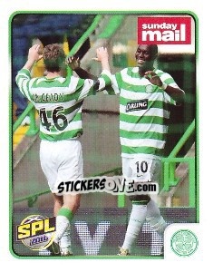 Sticker High Five! - Scottish Premier League 2009-2010 - Panini