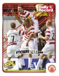 Sticker Back Of The Net! - Scottish Premier League 2009-2010 - Panini