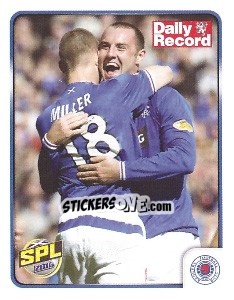 Sticker A Striking Bar! - Scottish Premier League 2009-2010 - Panini