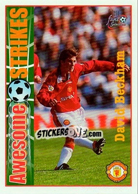 Cromo David Beckham - Manchester United Fans' Selection 1997-1998 - Futera