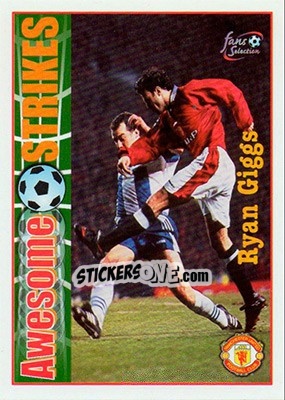 Sticker Ryan Giggs - Manchester United Fans' Selection 1997-1998 n. 57 - Futera