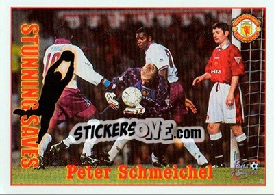 Sticker Peter Schmeichel - Manchester United Fans' Selection 1997-1998 n. 63 - Futera