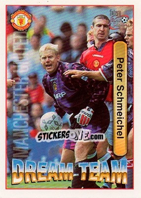 Sticker Peter Schmeichel - Manchester United Fans' Selection 1997-1998 n. 64 - Futera
