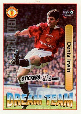 Sticker Denis Irwin - Manchester United Fans' Selection 1997-1998 n. 66 - Futera