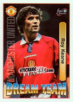 Sticker Roy Keane - Manchester United Fans' Selection 1997-1998 - Futera