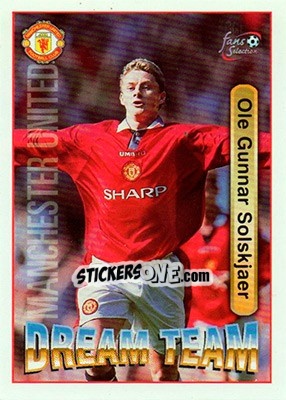 Sticker Ole Gunnar Solskjaer - Manchester United Fans' Selection 1997-1998 n. 74 - Futera