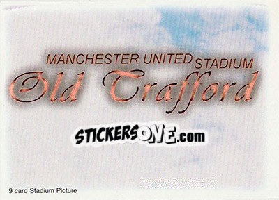 Sticker Old Trafford (puzzle 4) - Manchester United Fans' Selection 1997-1998 n. 85 - Futera