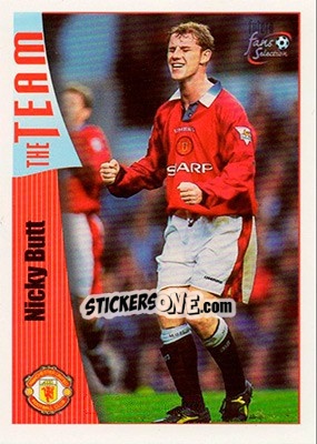 Sticker Nicky Butt - Manchester United Fans' Selection 1997-1998 n. 17 - Futera