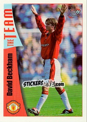 Sticker David Beckham - Manchester United Fans' Selection 1997-1998 n. 18 - Futera