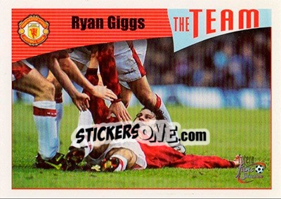 Sticker Ryan Giggs - Manchester United Fans' Selection 1997-1998 n. 19 - Futera