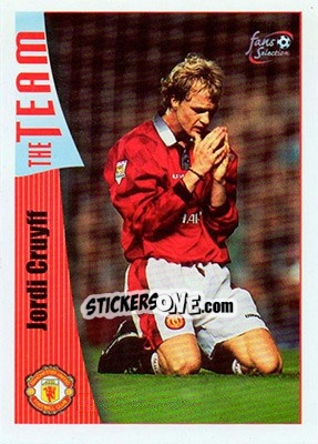 Sticker Jordi Cruyff - Manchester United Fans' Selection 1997-1998 - Futera