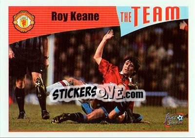 Sticker Roy Keane - Manchester United Fans' Selection 1997-1998 n. 22 - Futera