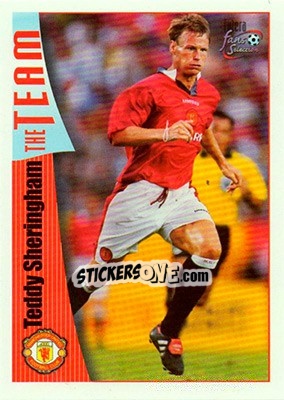 Sticker Teddy Sheringham - Manchester United Fans' Selection 1997-1998 - Futera