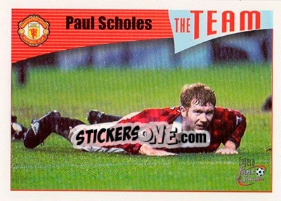 Sticker Paul Scholes - Manchester United Fans' Selection 1997-1998 n. 26 - Futera