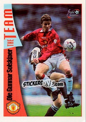Sticker Ole Gunnar Solskjaer - Manchester United Fans' Selection 1997-1998 n. 27 - Futera
