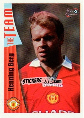Sticker Henning Berg - Manchester United Fans' Selection 1997-1998 n. 30 - Futera