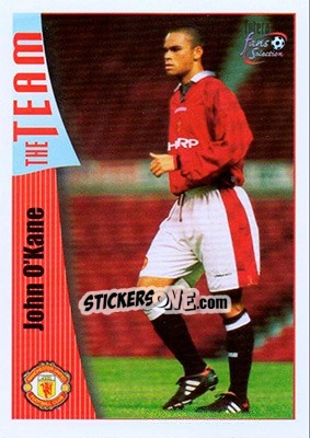 Sticker John O'Kane - Manchester United Fans' Selection 1997-1998 - Futera