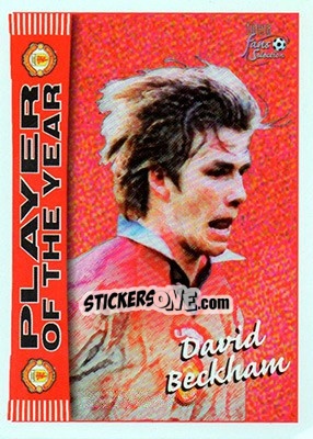 Sticker David Beckham - Manchester United Fans' Selection 1997-1998 n. 36 - Futera
