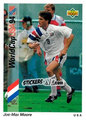 Cromo Joe-Max Moore - World Cup USA 1994. Preview English/Spanish - Upper Deck