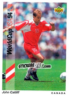 Sticker John Catliff - World Cup USA 1994. Preview English/Spanish - Upper Deck