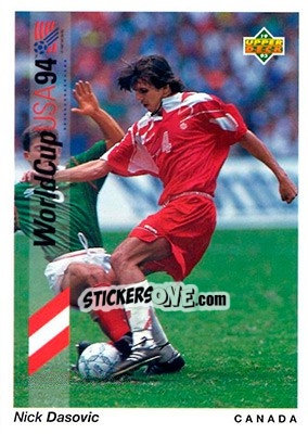 Sticker Nick Dasovic - World Cup USA 1994. Preview English/Spanish n. 58 - Upper Deck