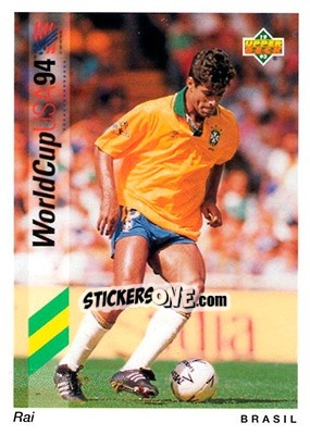 Sticker Rai - World Cup USA 1994. Preview English/Spanish - Upper Deck