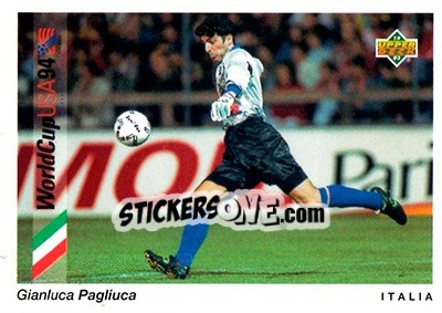 Sticker Gianluca Pagliuca - World Cup USA 1994. Preview English/Spanish n. 86 - Upper Deck