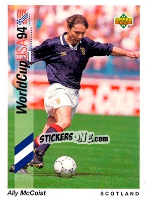 Sticker Ally McCoist - World Cup USA 1994. Preview English/Spanish n. 92 - Upper Deck