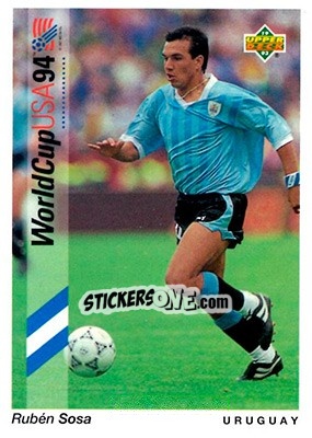 Sticker Ruben Sosa - World Cup USA 1994. Preview English/Spanish - Upper Deck