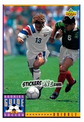 Sticker Dribble - World Cup USA 1994. Preview English/Spanish - Upper Deck