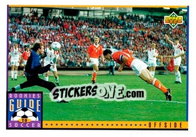 Sticker Offside - World Cup USA 1994. Preview English/Spanish n. 129 - Upper Deck