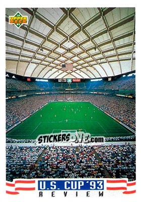 Sticker Silverdome - World Cup USA 1994. Preview English/Spanish - Upper Deck