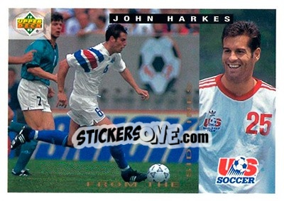 Sticker John Harkes - World Cup USA 1994. Preview English/Spanish n. 146 - Upper Deck